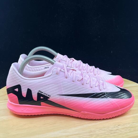 Nike Mercurial Vapor 15 Academy IC Mens Sz 7.5/ Women’s Sz 9 Pink DJ5633-601 - Picture 5 of 10